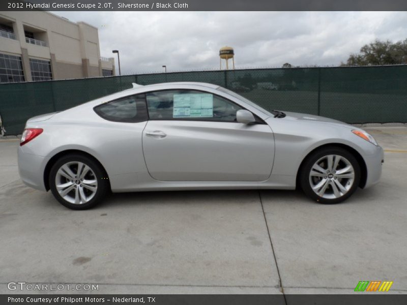 Silverstone / Black Cloth 2012 Hyundai Genesis Coupe 2.0T
