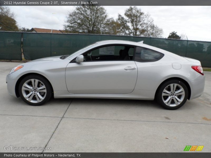 Silverstone / Black Cloth 2012 Hyundai Genesis Coupe 2.0T