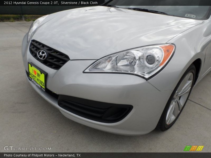 Silverstone / Black Cloth 2012 Hyundai Genesis Coupe 2.0T