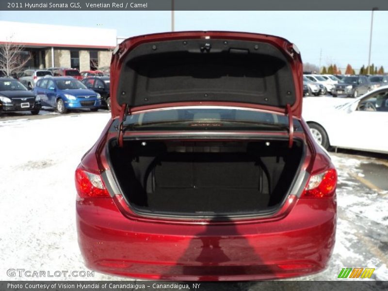 Venetian Red / Camel 2011 Hyundai Sonata GLS