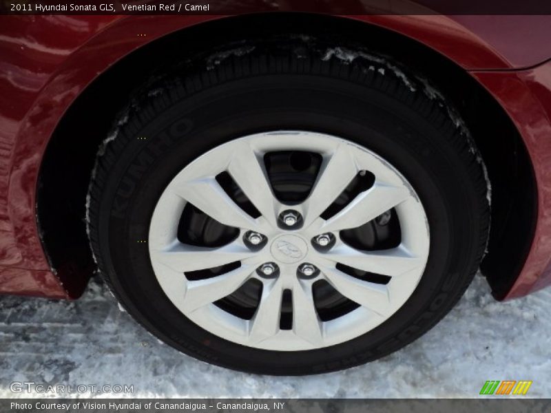 Venetian Red / Camel 2011 Hyundai Sonata GLS