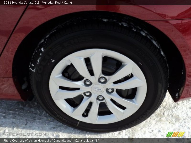 Venetian Red / Camel 2011 Hyundai Sonata GLS