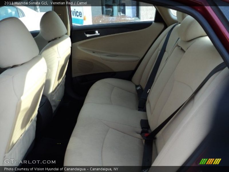 Venetian Red / Camel 2011 Hyundai Sonata GLS