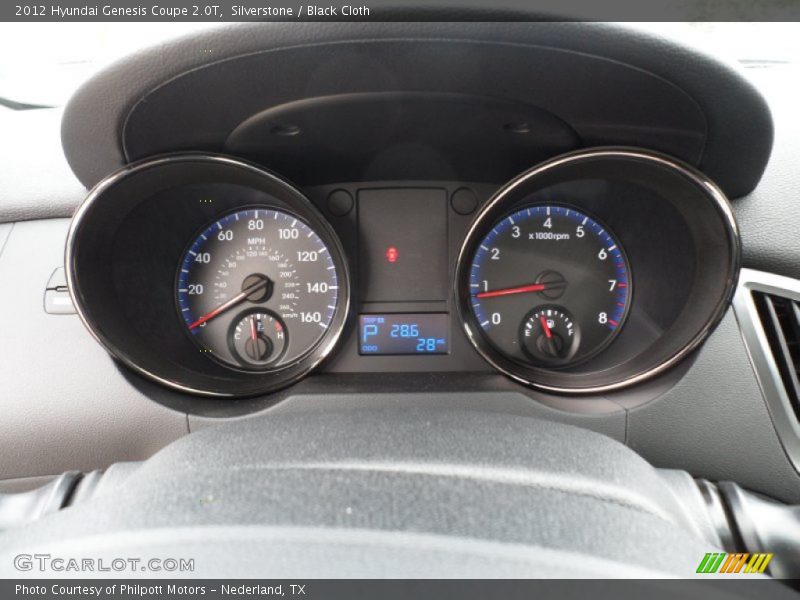 Silverstone / Black Cloth 2012 Hyundai Genesis Coupe 2.0T