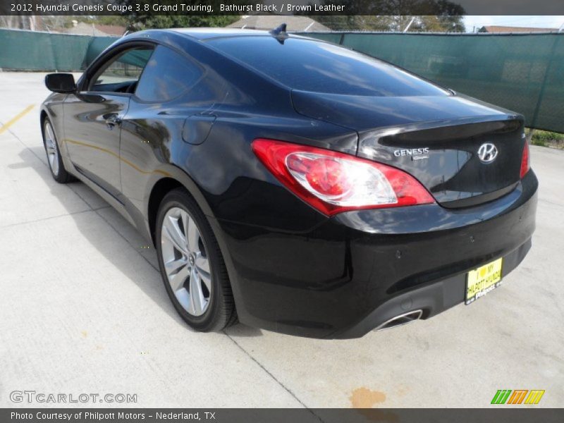 Bathurst Black / Brown Leather 2012 Hyundai Genesis Coupe 3.8 Grand Touring