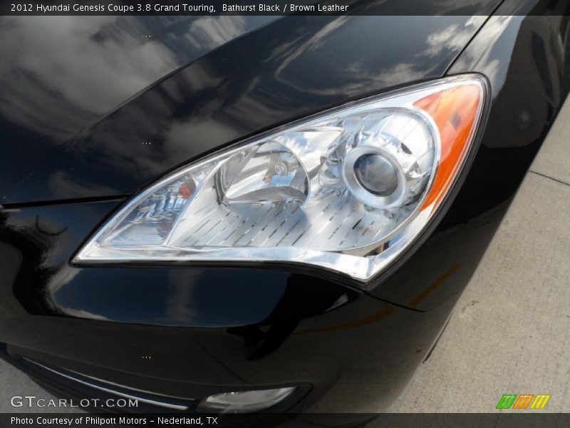 Bathurst Black / Brown Leather 2012 Hyundai Genesis Coupe 3.8 Grand Touring