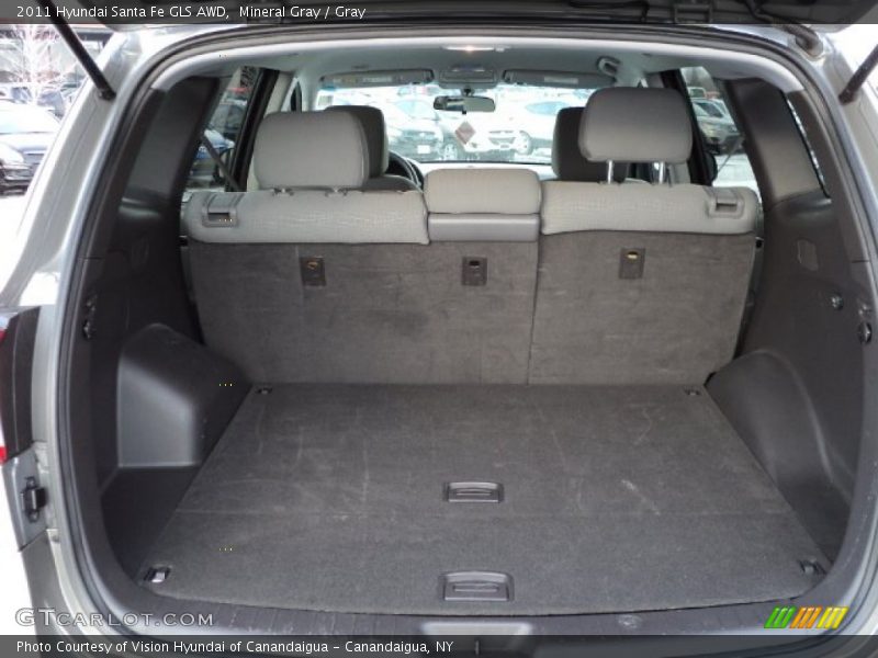 Mineral Gray / Gray 2011 Hyundai Santa Fe GLS AWD