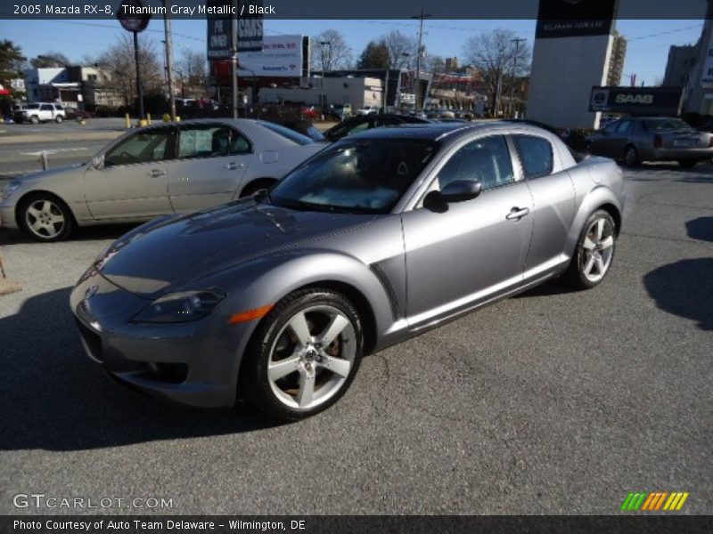 Titanium Gray Metallic / Black 2005 Mazda RX-8
