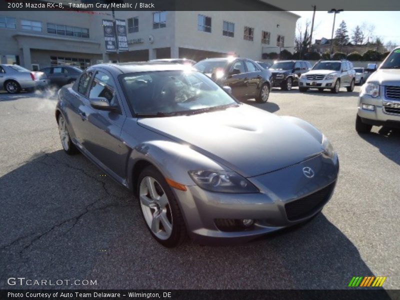 Titanium Gray Metallic / Black 2005 Mazda RX-8