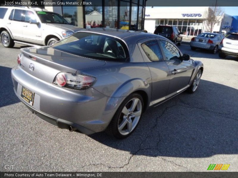 Titanium Gray Metallic / Black 2005 Mazda RX-8
