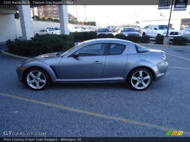Titanium Gray Metallic / Black 2005 Mazda RX-8