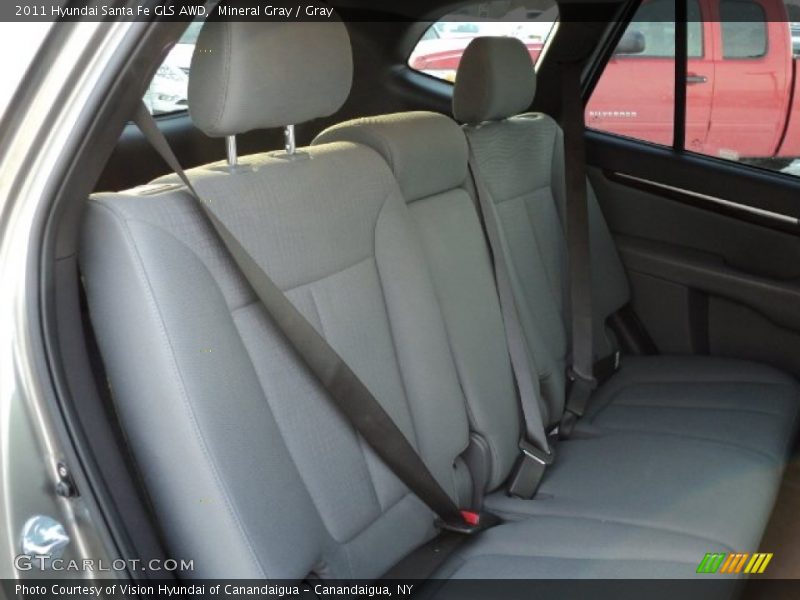 Mineral Gray / Gray 2011 Hyundai Santa Fe GLS AWD