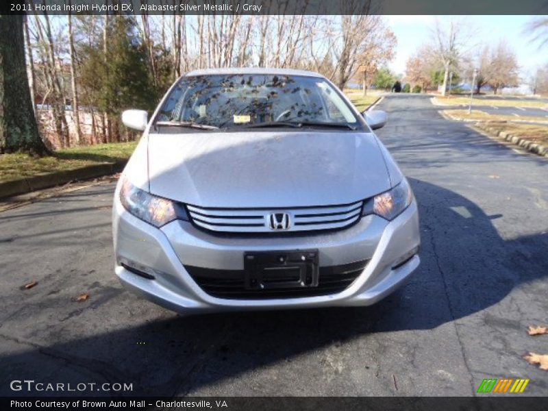 Alabaster Silver Metallic / Gray 2011 Honda Insight Hybrid EX