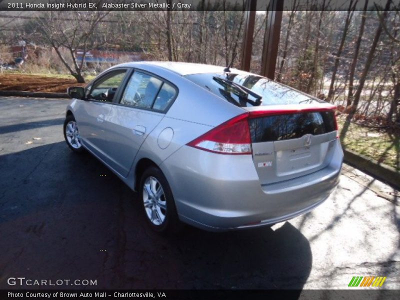 Alabaster Silver Metallic / Gray 2011 Honda Insight Hybrid EX