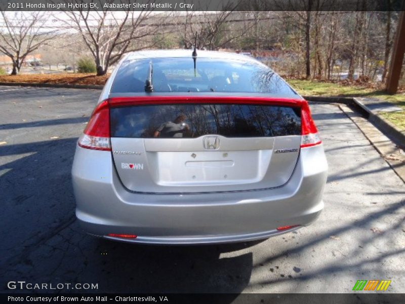 Alabaster Silver Metallic / Gray 2011 Honda Insight Hybrid EX