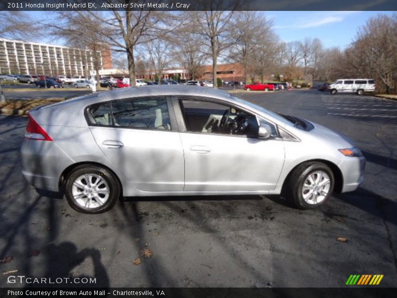 Alabaster Silver Metallic / Gray 2011 Honda Insight Hybrid EX