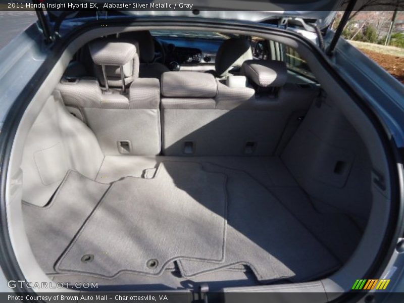 Alabaster Silver Metallic / Gray 2011 Honda Insight Hybrid EX