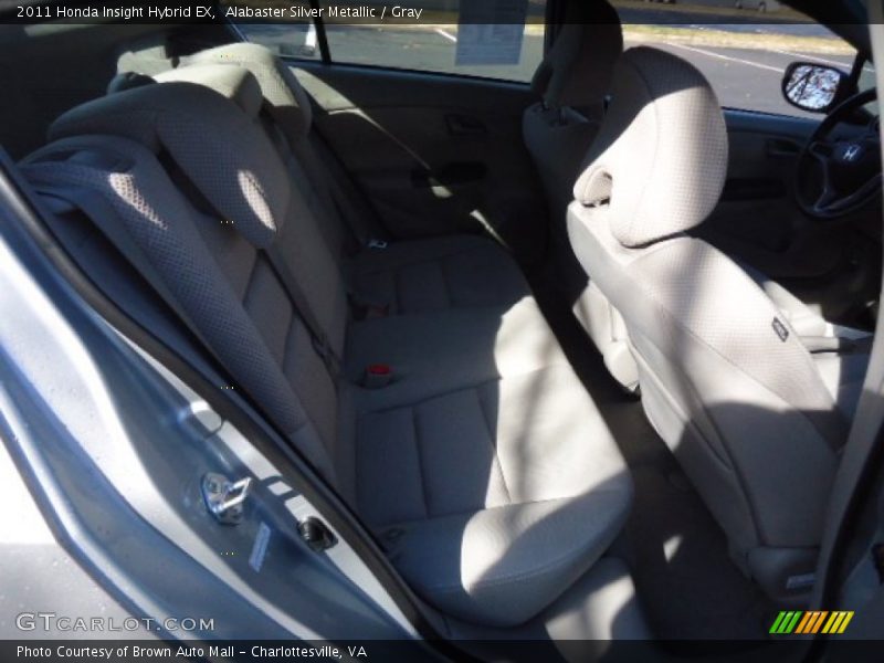 Alabaster Silver Metallic / Gray 2011 Honda Insight Hybrid EX