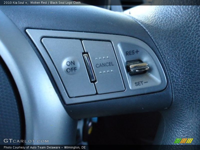 Molten Red / Black Soul Logo Cloth 2010 Kia Soul +