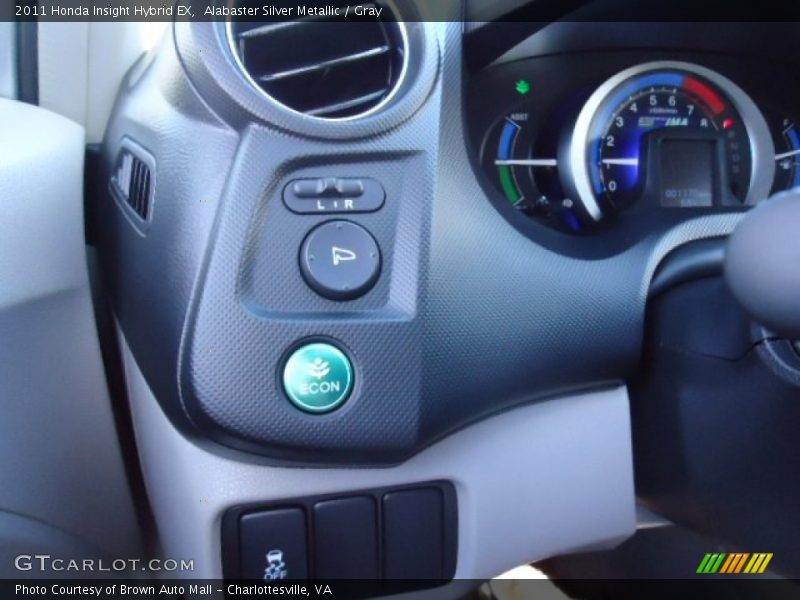 Alabaster Silver Metallic / Gray 2011 Honda Insight Hybrid EX