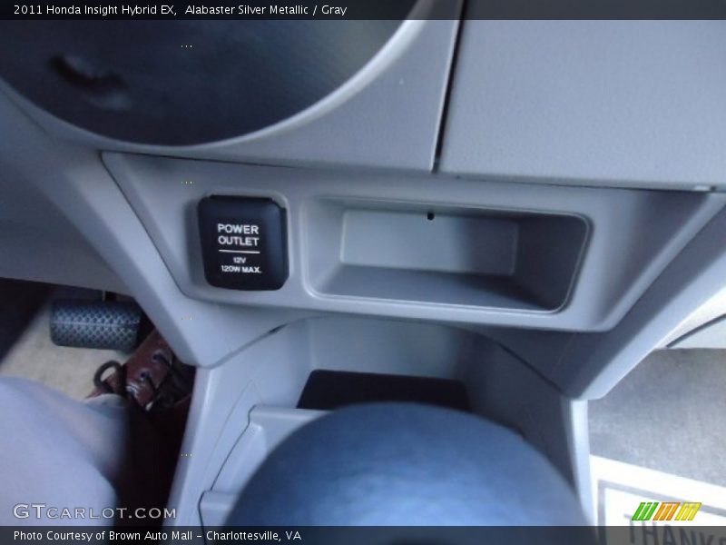 Alabaster Silver Metallic / Gray 2011 Honda Insight Hybrid EX