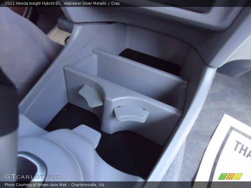 Alabaster Silver Metallic / Gray 2011 Honda Insight Hybrid EX
