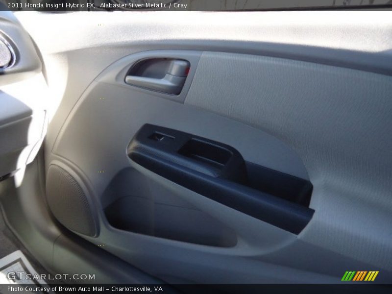 Alabaster Silver Metallic / Gray 2011 Honda Insight Hybrid EX