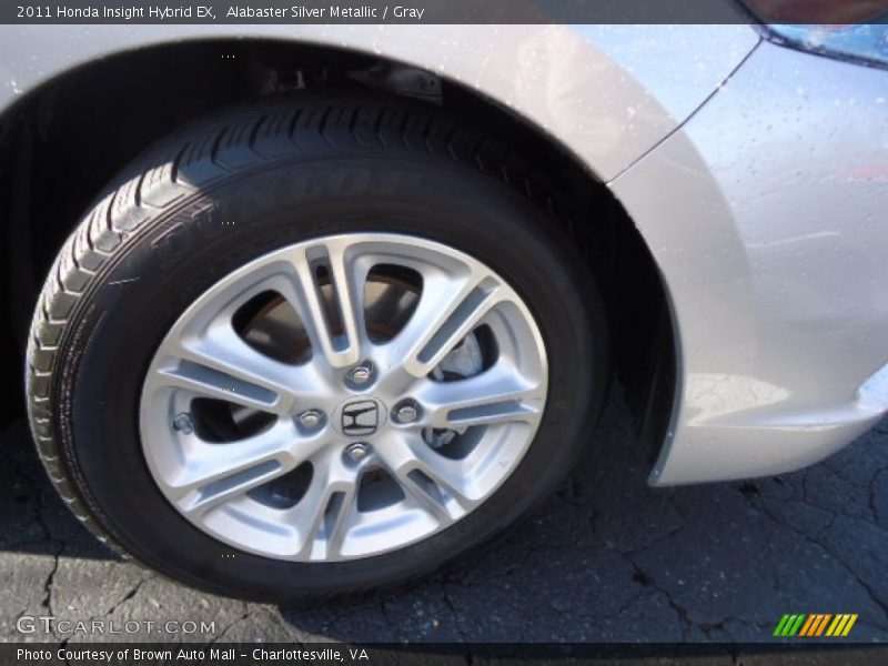 Alabaster Silver Metallic / Gray 2011 Honda Insight Hybrid EX