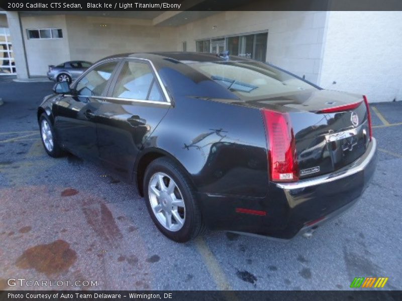 Black Ice / Light Titanium/Ebony 2009 Cadillac CTS Sedan