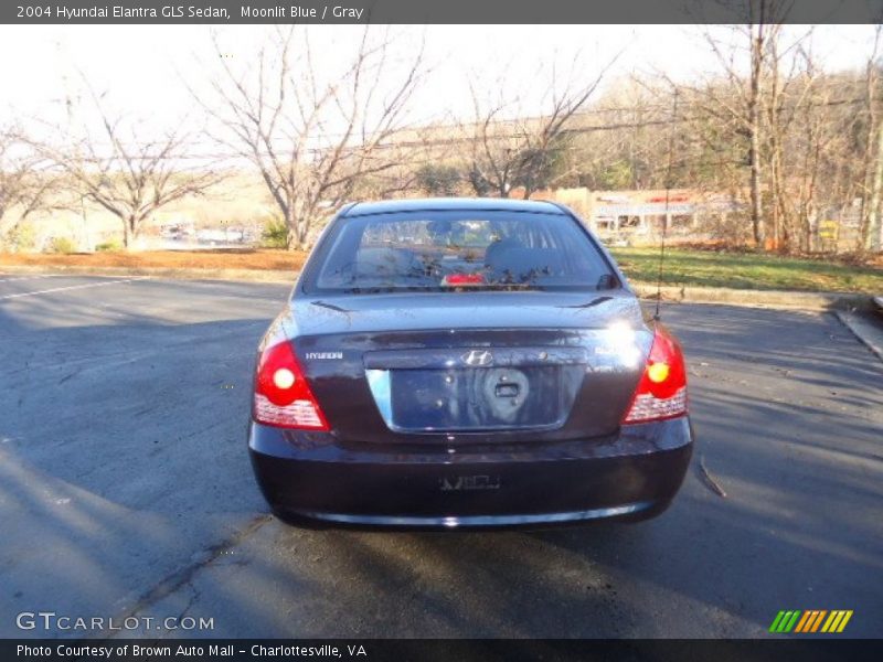 Moonlit Blue / Gray 2004 Hyundai Elantra GLS Sedan