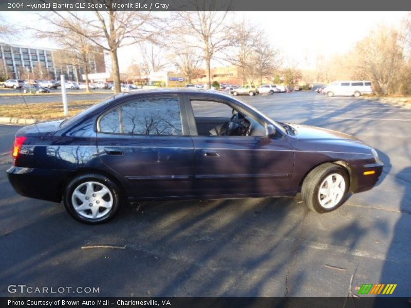 Moonlit Blue / Gray 2004 Hyundai Elantra GLS Sedan