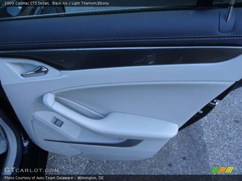Black Ice / Light Titanium/Ebony 2009 Cadillac CTS Sedan