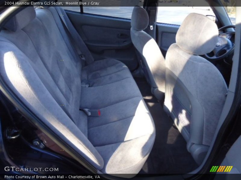 Moonlit Blue / Gray 2004 Hyundai Elantra GLS Sedan