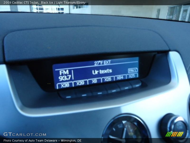 Black Ice / Light Titanium/Ebony 2009 Cadillac CTS Sedan