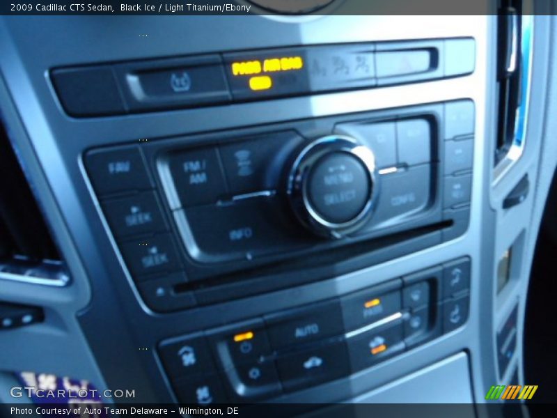 Black Ice / Light Titanium/Ebony 2009 Cadillac CTS Sedan