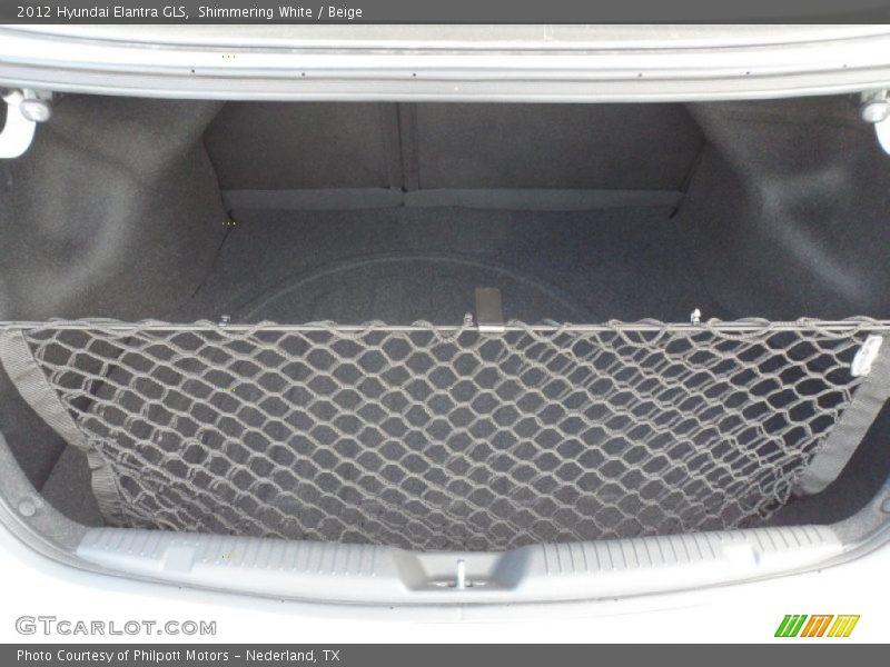 Shimmering White / Beige 2012 Hyundai Elantra GLS