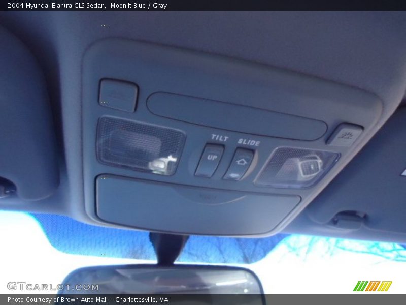 Moonlit Blue / Gray 2004 Hyundai Elantra GLS Sedan
