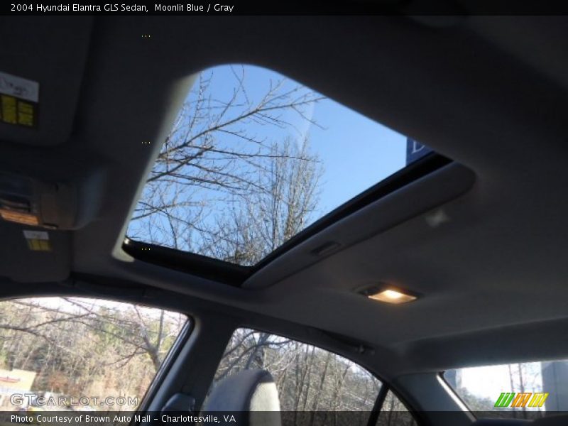 Moonlit Blue / Gray 2004 Hyundai Elantra GLS Sedan