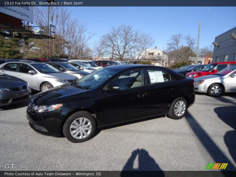 Ebony Black / Black Sport 2010 Kia Forte EX