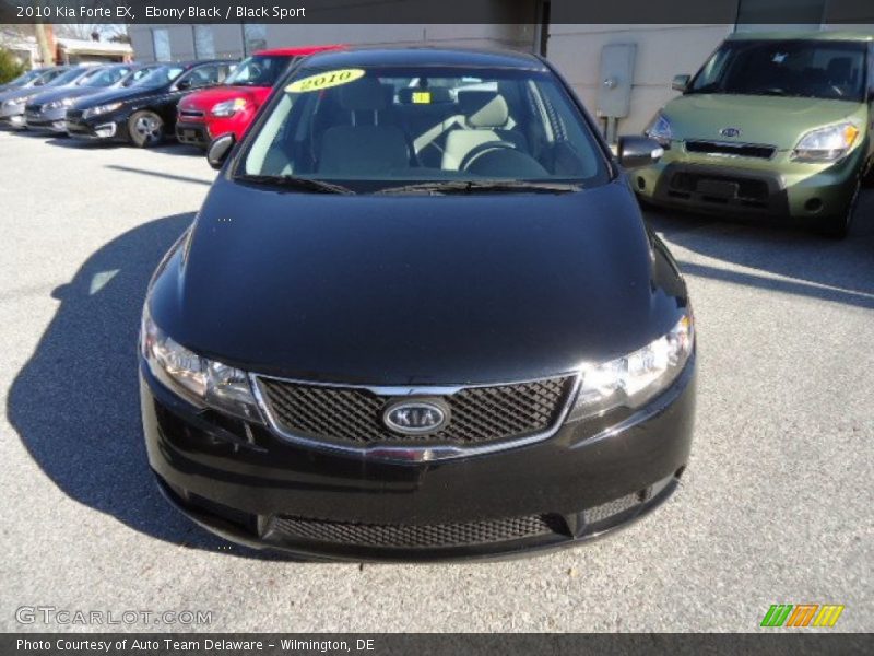 Ebony Black / Black Sport 2010 Kia Forte EX
