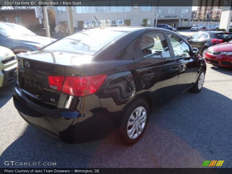 Ebony Black / Black Sport 2010 Kia Forte EX