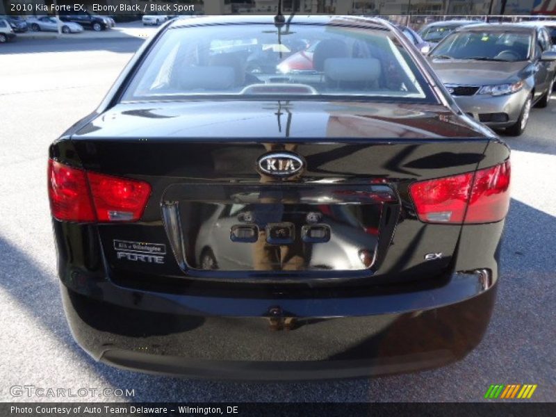 Ebony Black / Black Sport 2010 Kia Forte EX