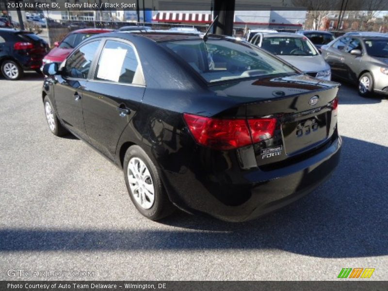 Ebony Black / Black Sport 2010 Kia Forte EX