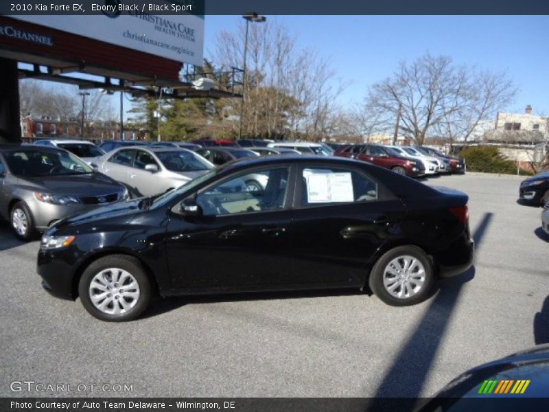 Ebony Black / Black Sport 2010 Kia Forte EX