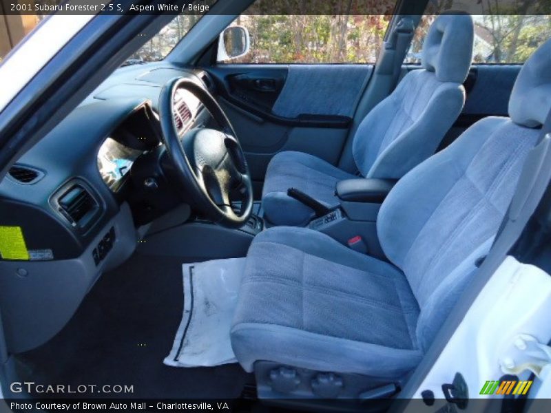  2001 Forester 2.5 S Beige Interior