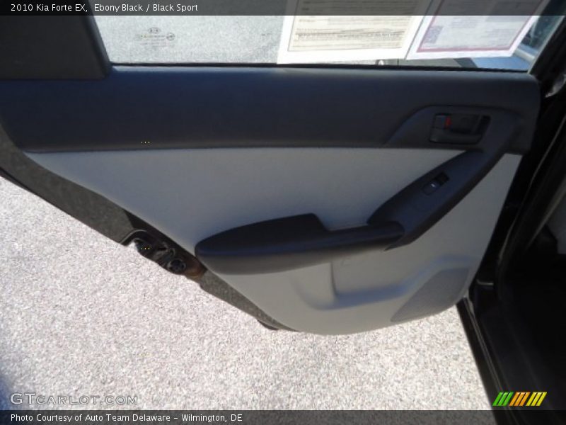 Ebony Black / Black Sport 2010 Kia Forte EX