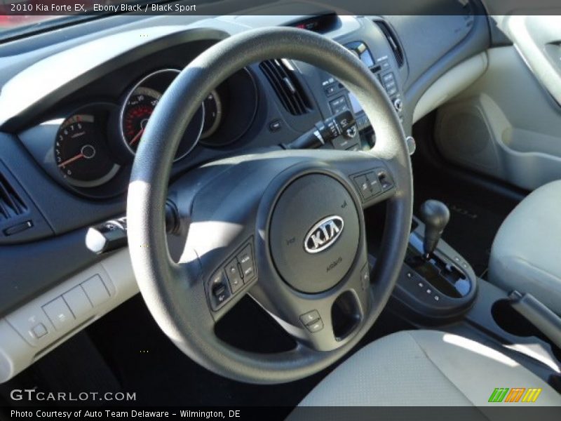 Ebony Black / Black Sport 2010 Kia Forte EX