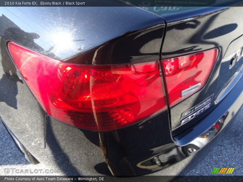 Ebony Black / Black Sport 2010 Kia Forte EX