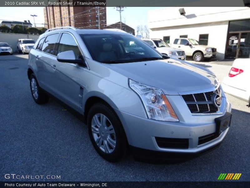 Radiant Silver / Titanium/Ebony 2010 Cadillac SRX V6