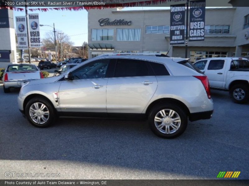 Radiant Silver / Titanium/Ebony 2010 Cadillac SRX V6
